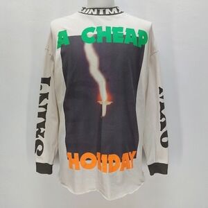 Saint Michael MX6 Long Sleeve T-Shirt Men's Large White Holiday Streetwear Japan